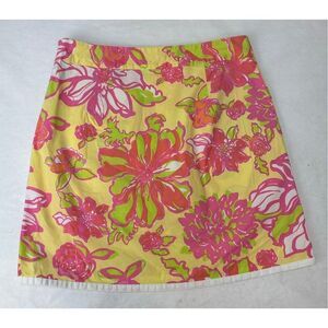Lilly Pulitzer Skort Starfruit Pattern - Floral Size 2